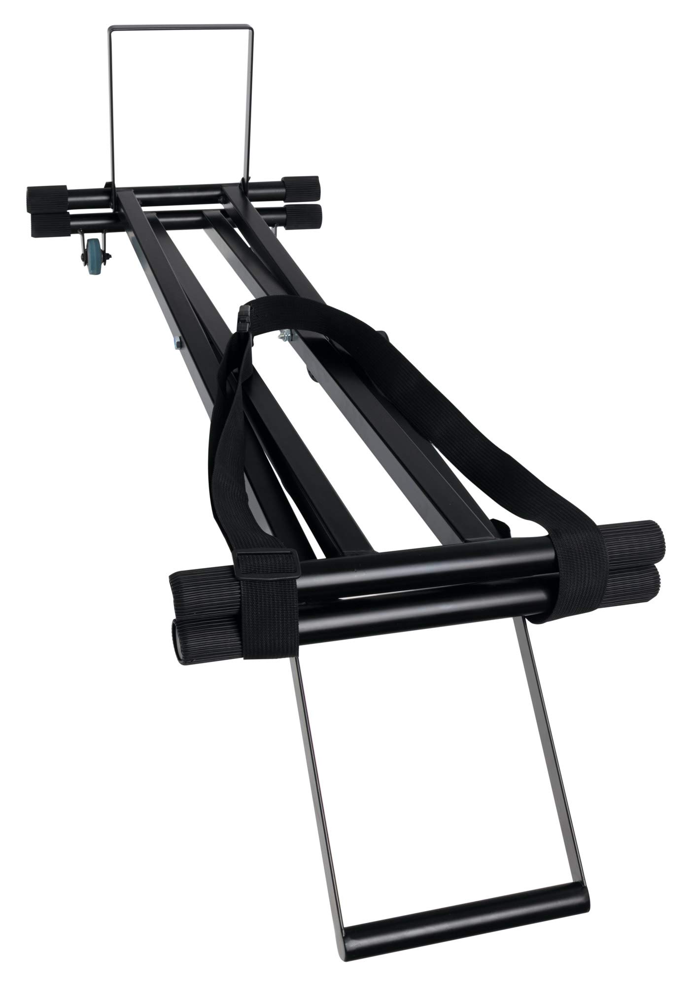 Classic Cantabile Keyboardständer mit Rollen - Transporttrolley und Ständer in einem - 5-fach höhenverstellbar von 63 bis 96 cm - schwarz