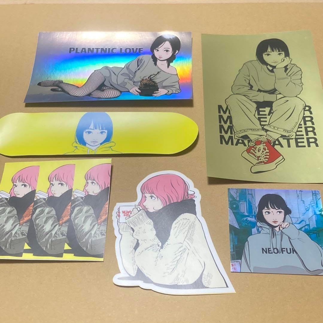 アウトレット 5枚セット backside works ステッカー