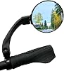 Hafny NEW Handlebar E-Bike Mirror, Round Large Surface, HD Automotive Grade Glass Bicycle Mirror, Safe Blast-Resistance, HF-M958-FR01