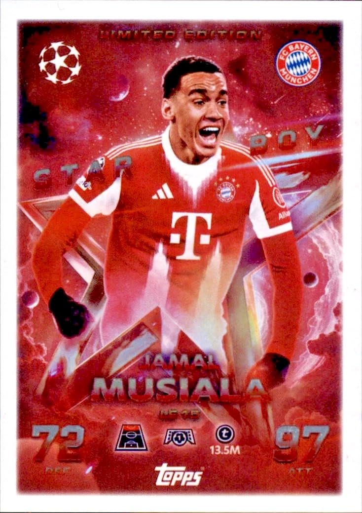 jamal musiala limited edition card Match Attax 2025 2026 Starboy Trading : Toys & Games Type:Lugia & Giratina Set (Save $10) Foil Radiation MTG Token Legendary Pulse