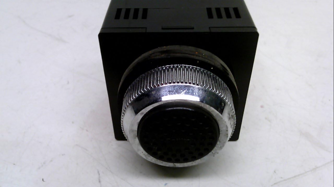 Close-up of Patlite BM-202H speaker grille