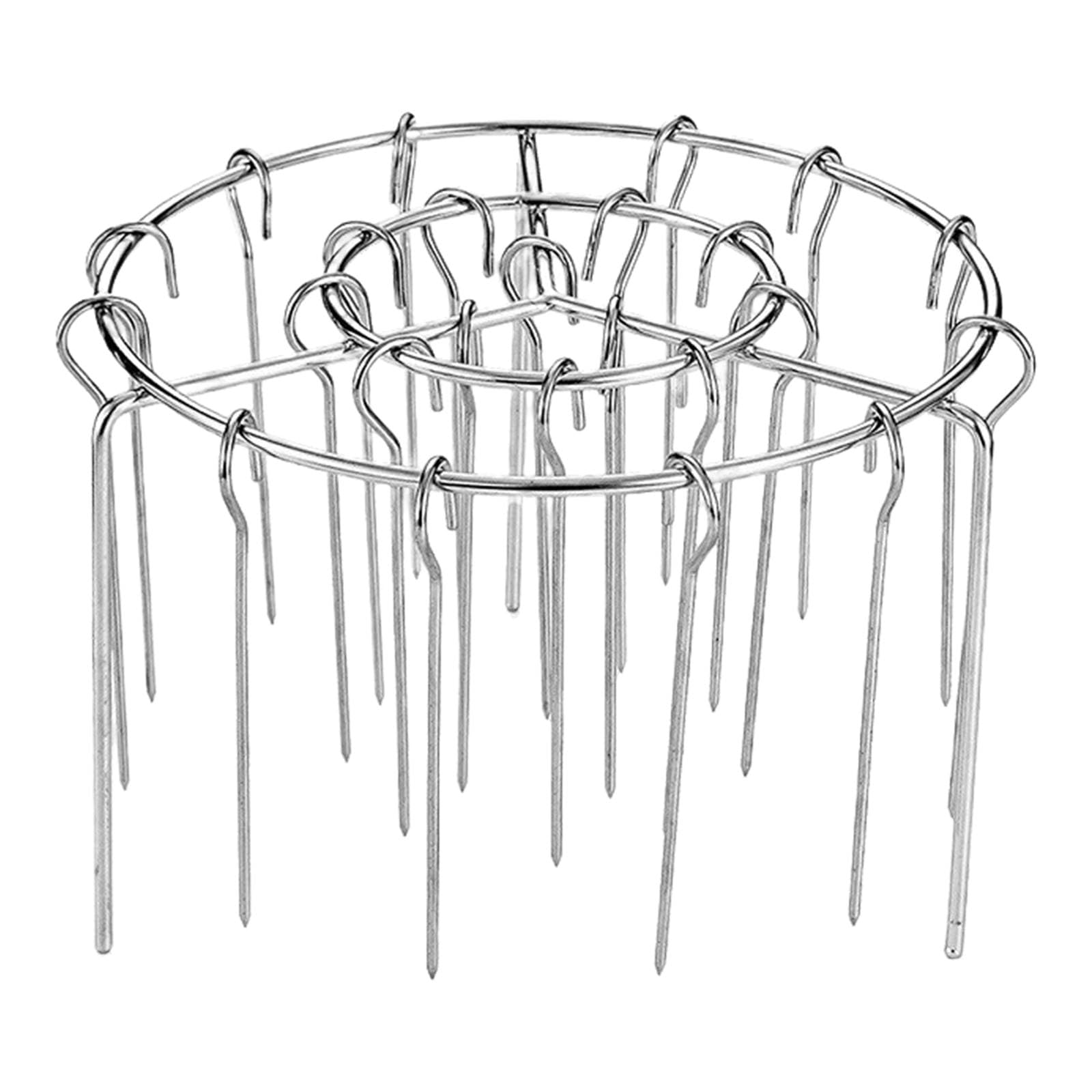 Kalttoy User Friendly Air Fryers Hanging Baking Needle BBQ Tool Detachable Vertical Barbecue Skewer Bracket for Oven Use Grilled Meat Tool