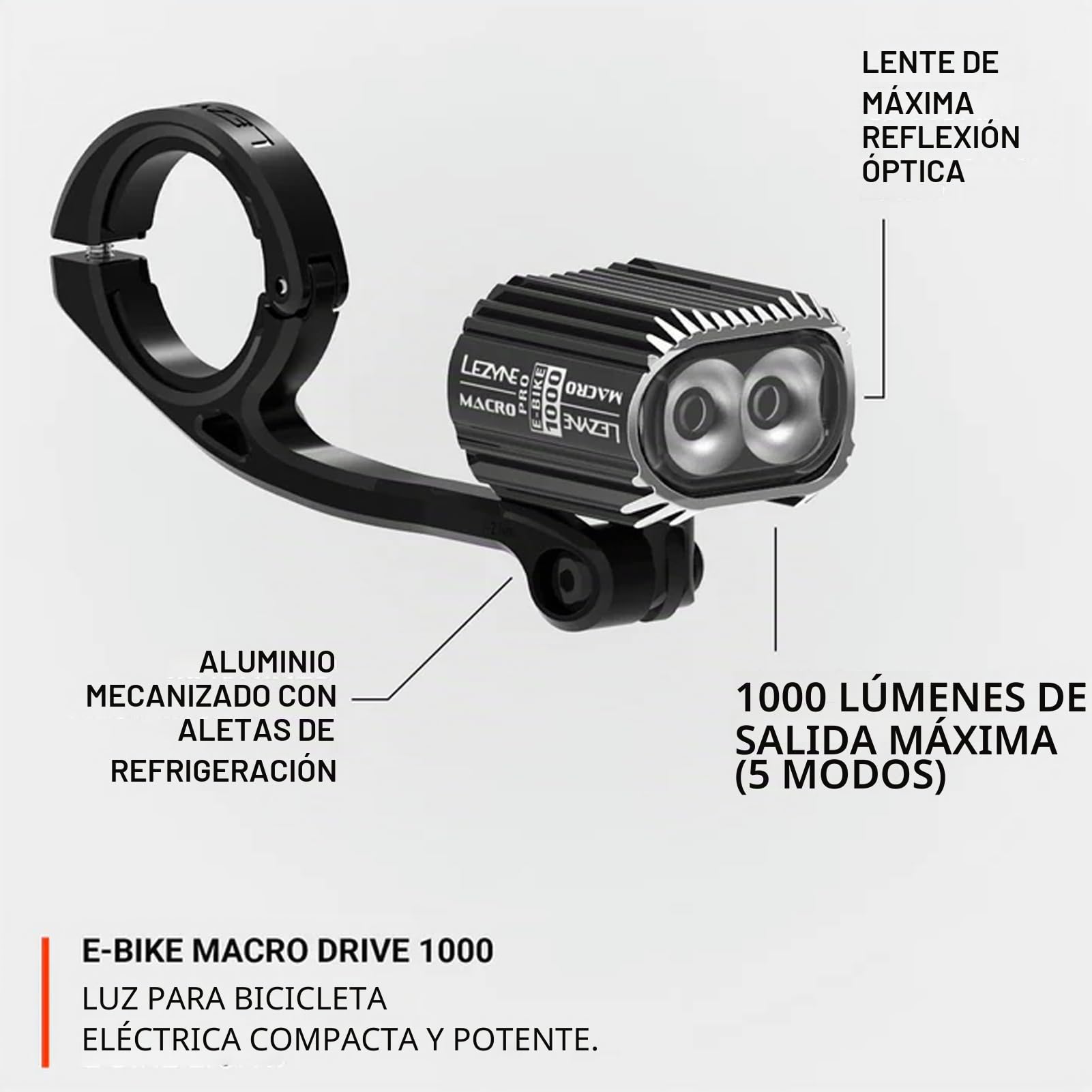 EBIKE Macro Drive 1000 Black