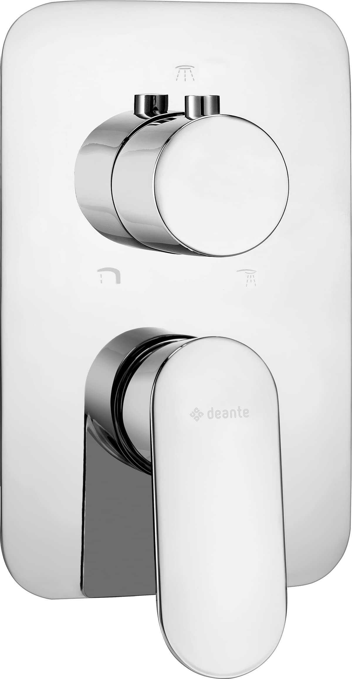 External Element for Mixer Box BXY_X44M from Deante Alpina - Chrome - BXY_0GAM, Grey, 60 x 40 cm