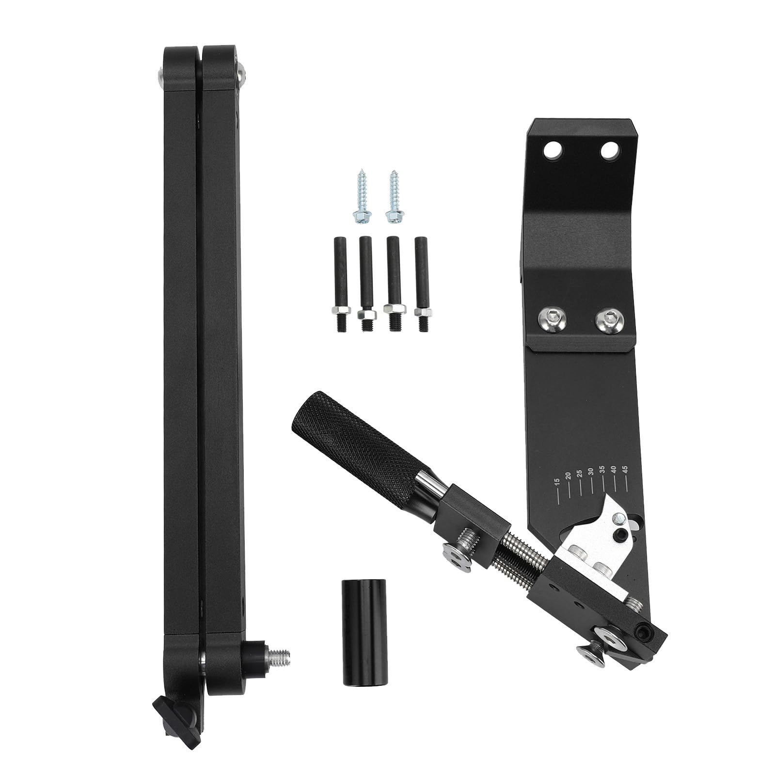 Sxhlseller Afilador de Cuchillas para Cortacésped, Herramienta para Cortacésped con ángulo Ajustable de 15° a 45° Hecha de Aleación de Zinc para un Mantenimiento Preciso de Las Cuchillas de Estándar