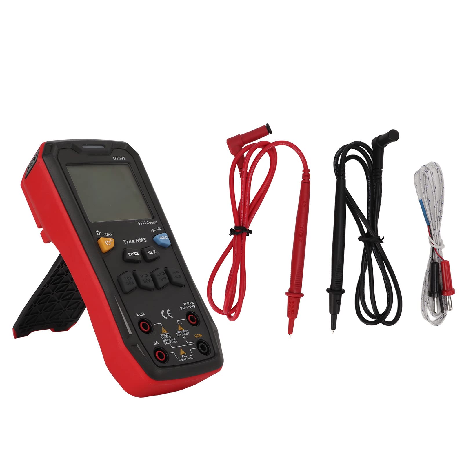 Multimetro Digitale Tester Ad Alta Precisione e Alta Sicurezza per Manutenzione Automobilistica e Applicazioni Industriali Design ABS 9999 Conteggi