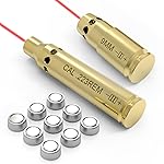 Laser Boresighter 223, 9MM Laser BoreSight Tool, Red Dot Boresighting Kit for Hunting with AG3 Batteries (Bullet Type)