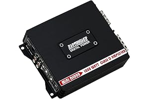 Earthquake Sound MiNi D1000 Mono Class D Car Amplifier, 1000 Watts