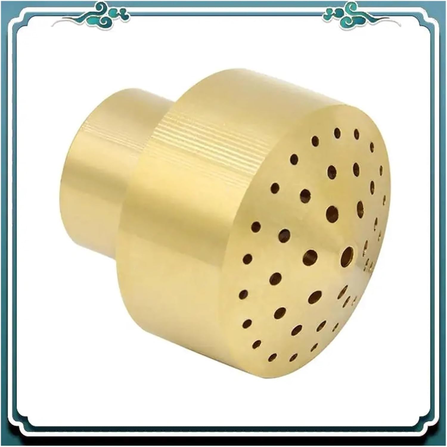 Fountain Nozzle 1 Piece Brass Fountain Nozzle Pool Jet Nozzles Pond Column Water Sprinkle Head Gold for Garden Amusement Park