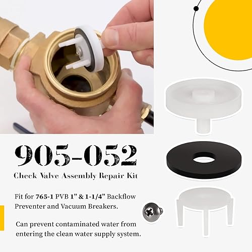 Vista 3 de Kit de repuesto para 765-1, 905-212 Kit de reparación de capó y paleta, kit de ensamblaje de válvula de retención 905-052, toldo 765 ebv