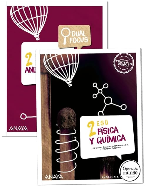 Portada de Física y Química 2º ESO + Dual Focus Operación Mundo Andalucía