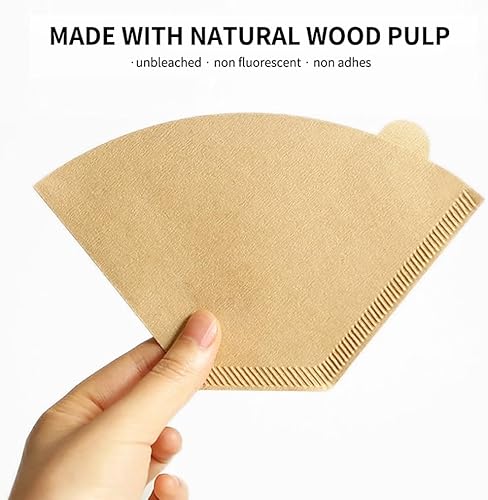 Miniatura 6 de Filtros de café de cono Hfdpsmw (natural sin blanquear, 100) 1