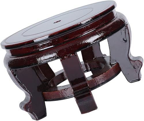 Miniatura 1 de GANAZONO Soporte de estante resistente para macetas, soporte de plantas de estilo oriental, soporte de plantas de interior, taburete de resina para