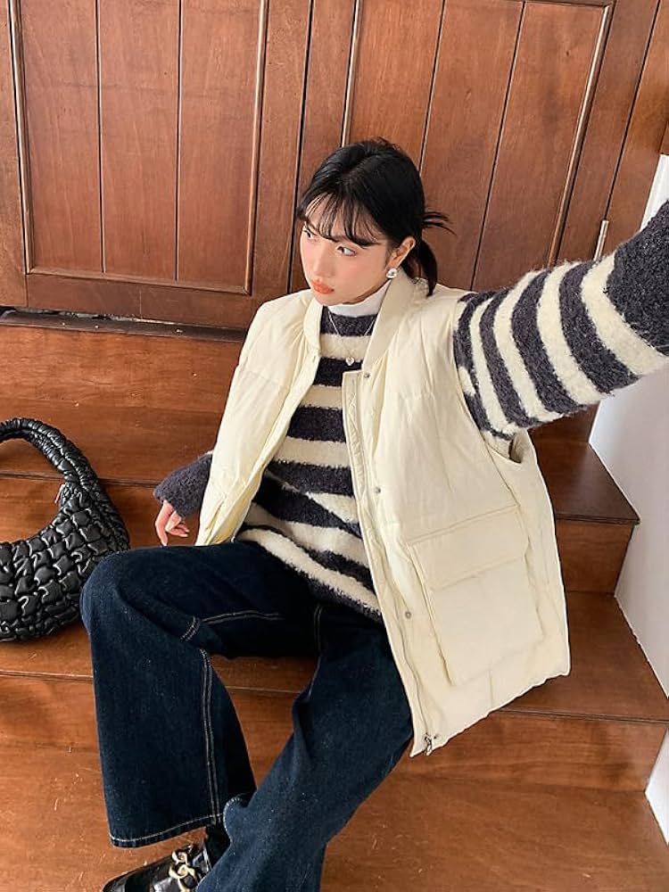 送料無料 美品 dimmoire くしゅくしゅニットトップス ストライプ 白黒 DimMoire【ディムモアール】くしゅくしゅニットトップス