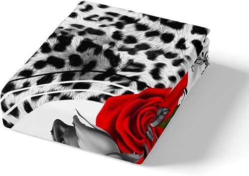 Miniatura 4 de Juego de funda de edredón para niños con estampado de leopardo, tamaño King, juego de ropa de cama de piel de guepardo de animales salvajes,