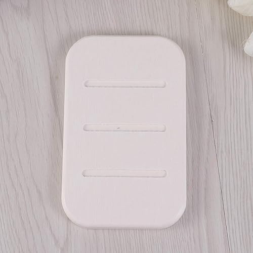 Miniatura 2 de Diatomite Dish Bar Holder Water Absorption Quick Dry Saver for Bathroom Kitchen (White)