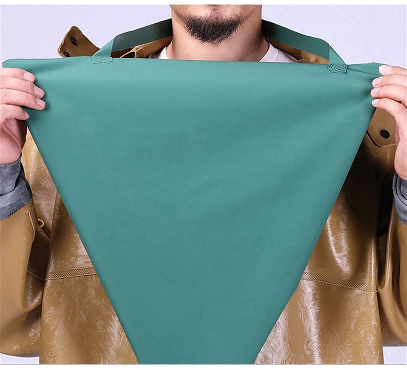 Ganze Körper wasserdichte Jagd Waders Hosen 37-47 Gummi Stiefel Männer Frauen Anglerhose mit Kapuze Overalls Anti-Tragen Waten Hosen Angeln Kleidung