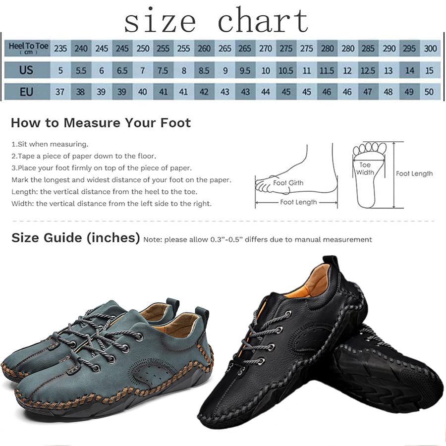 Mens Casual Slip-On Loafers Vintage Hand Stitching Soft Leather Lace-up Lightweight Anti Slip Flats Ankle Chukka Oxford Shoes2