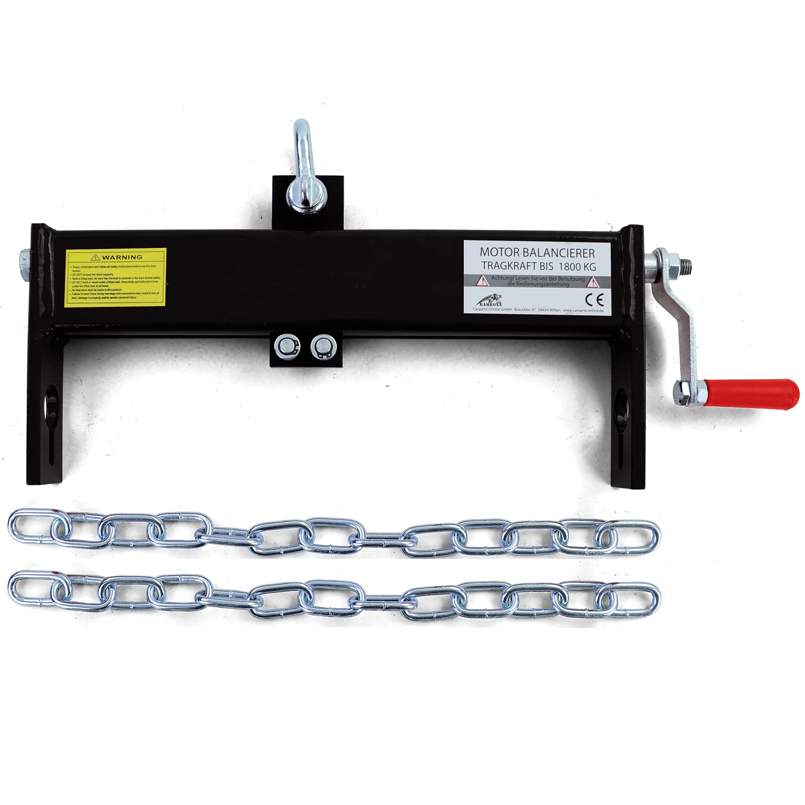 1800kg Profi Motor Balancierer Positionierer für Werkstatt Hebekran Schwarz