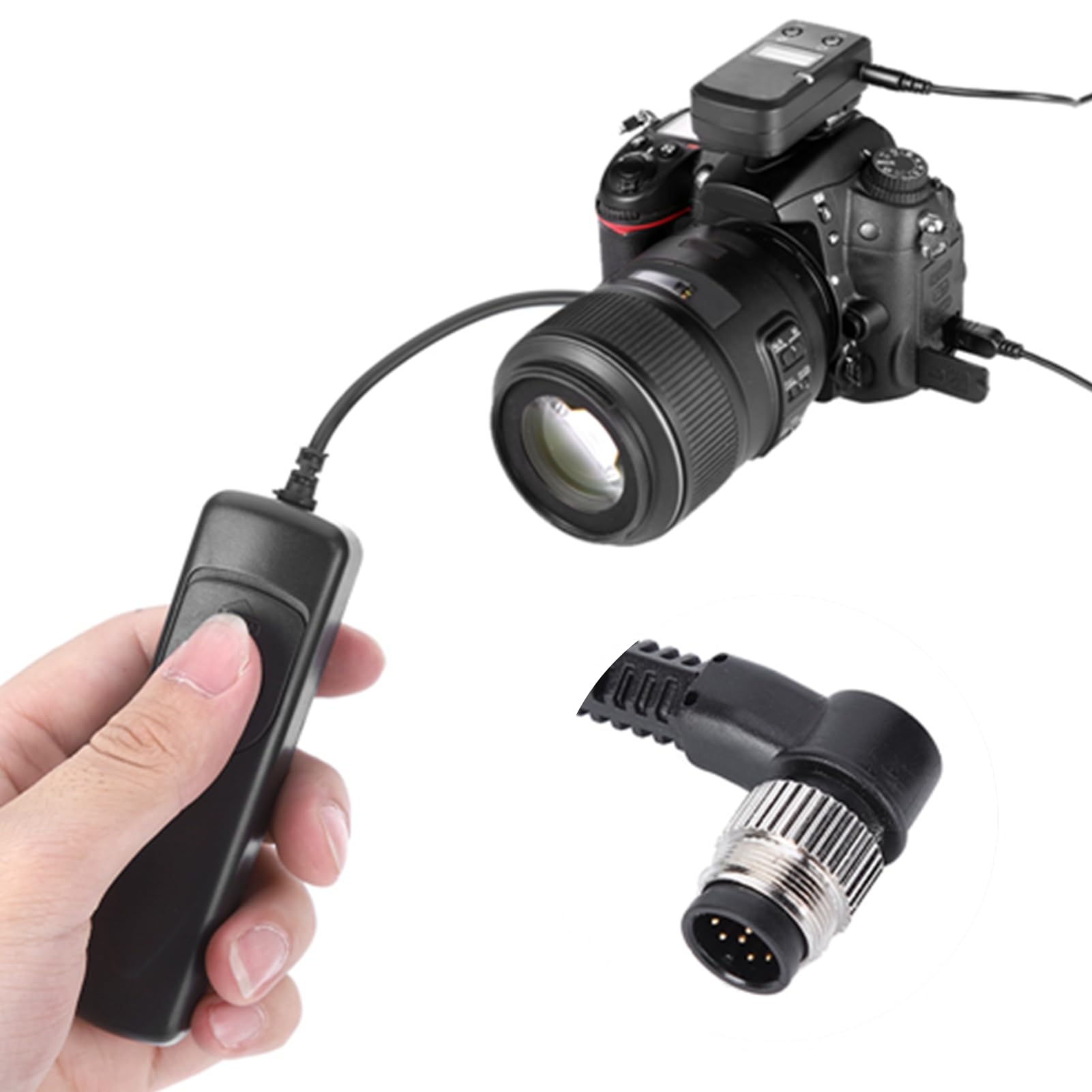 Shutter Release Remote Control Cable, Camera Shutter Release Remote Switch Shutter Release Cord for D300 D300s D700 D800 D810 D4 D3 D4s