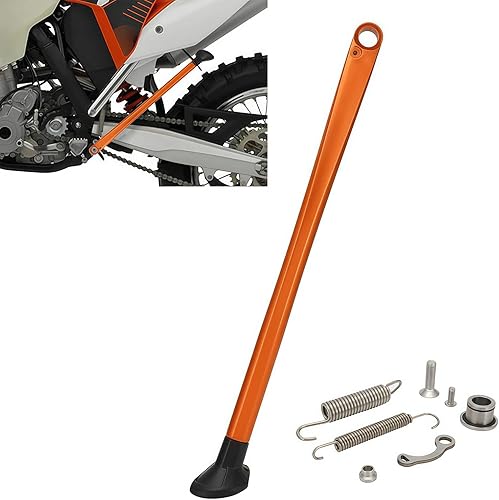 Miniatura 1 de JFG RACING Dirt Bike Kickstand lateral soporte forja aluminio con resortes para XC XCW XCF EXC EXCF 150 200 250 300 350 400 450 500 505 530