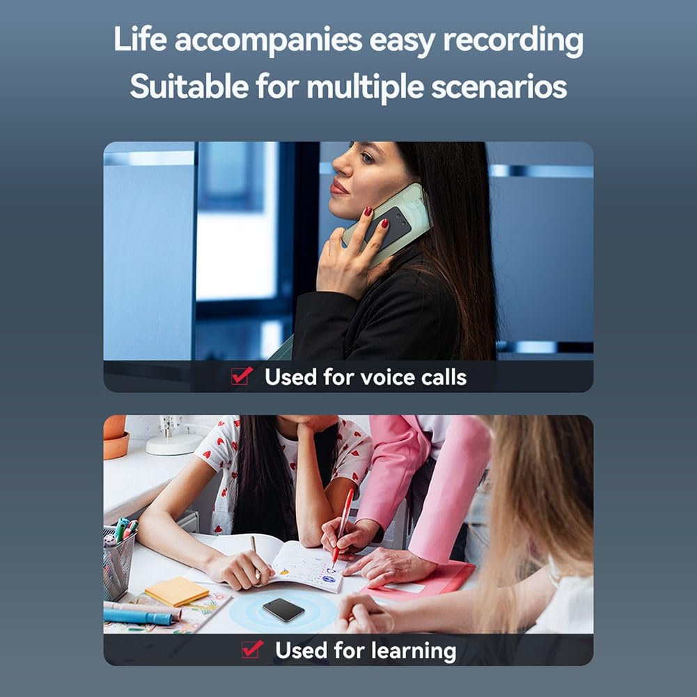 AI ChatGPT-4o inteligentny dyktafon 32 GB AI-Powered Voice Recorder Redukcja szumów Dyktafon Rejestrator dźwięku