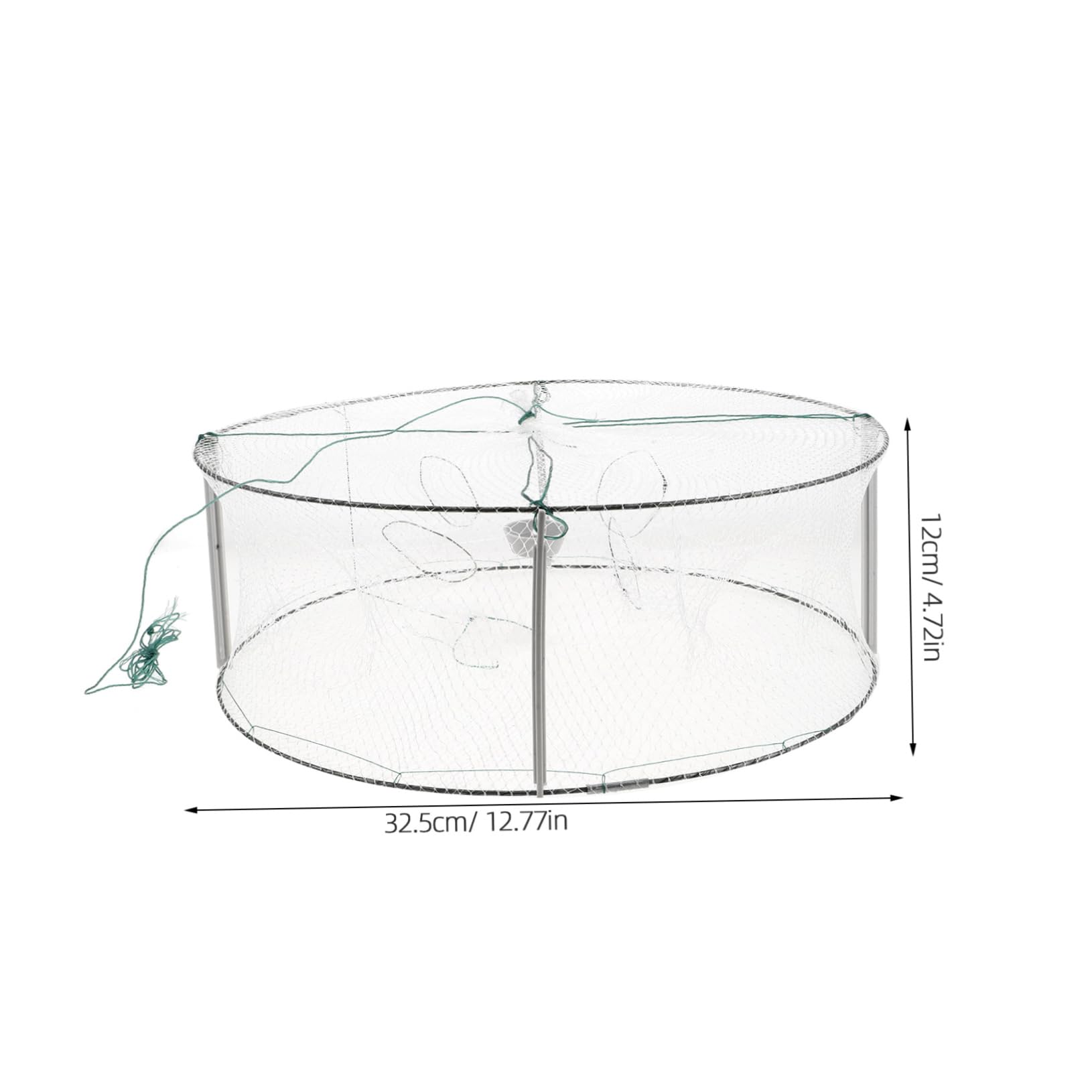 KOMBIUDA Portable Minnow Large Shrimp Nets for Fishing Four Holes Crab Bait Nets Versatile Use for Freshwater Saltwater