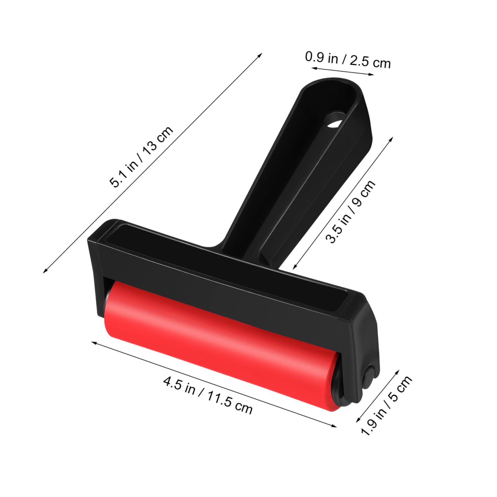 Beatifufu Supplies 2 Pack Manual Craft Rollers Multi-Function Rollers for DIY Painting Stamping