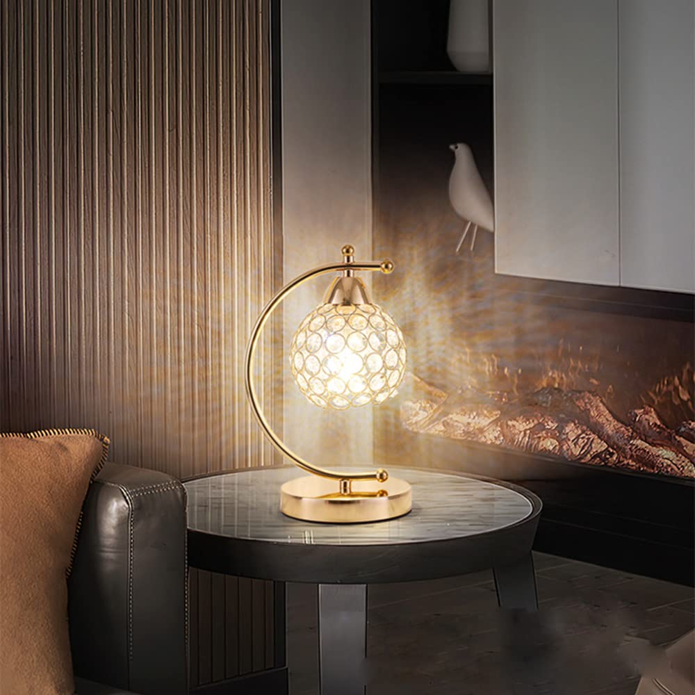 Lampe En Cristal, Lampe De Chevet Abat-jour, Lampe De Table En Argent Cristal De Mode Creative Pour Chambre Dhotel Salon Etagere Commode Sans Ampoule 91844466