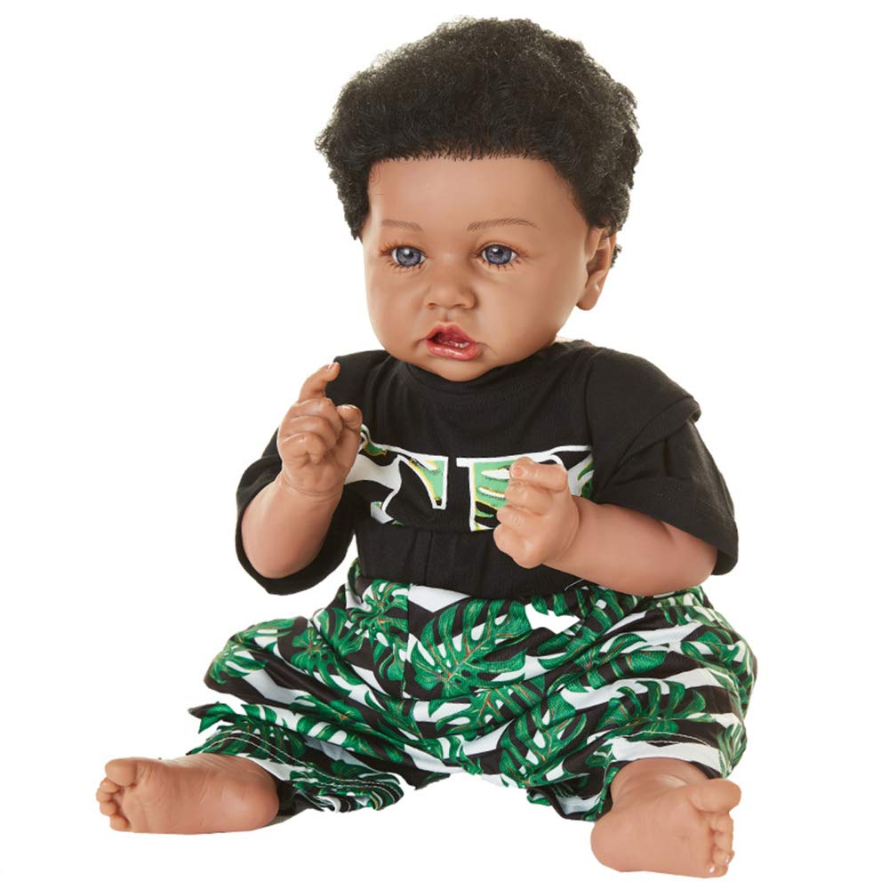 アメリカ生まれの男の子 Amazon.co.jp: 黒い肌生まれ変わった赤ちゃん人形ソフトボディインドの