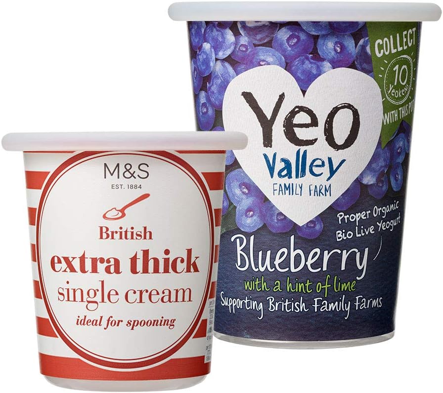 Pot Tops. 2 Reusable Silicone Tops specifically Designed to fit Standard Yoghurt and Cream pots. (Opaque)