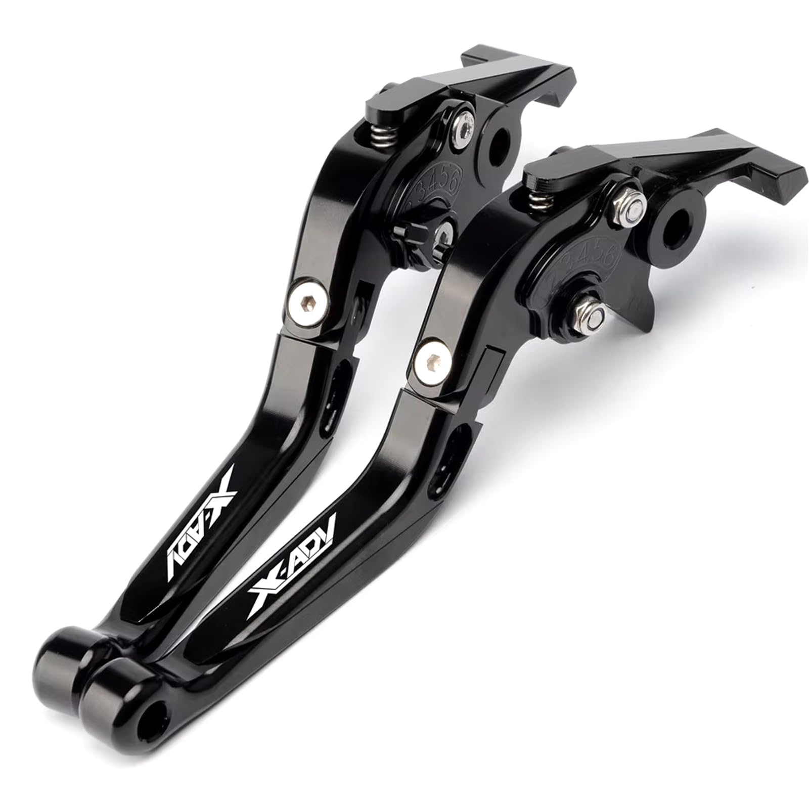 Pour XADV750 X-ADV 750 2017-2023 X ADV Accessoires Moto Leviers De Frein et Embrayage Pliants Extensible Réglable (Tout-noir)