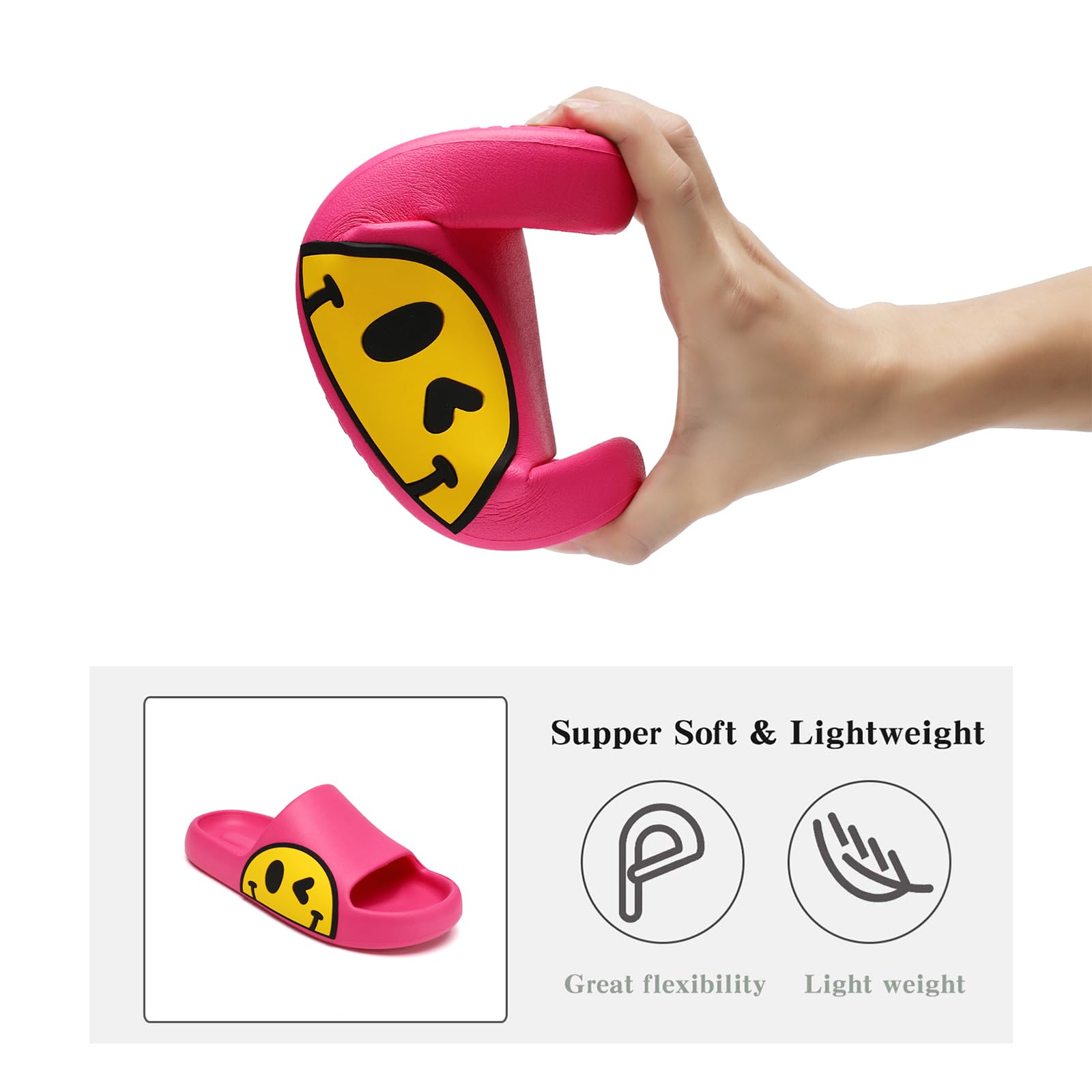 Waysoland Ciabatte donna uomo estive da Spiaggia Sandali,Ciabatte Morbide per bambini bagno,Doccia,pantofole antiscivolo infradito per interni ed esterni