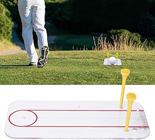 Auxiliares de Espelho 24×12×3 Swing Straight Practice Colocar Espelho Pequeno Alinhamento da Linha Dos Olhos Auxiliar de Treinamento Treinador de Swing Acessórios de Treinamento