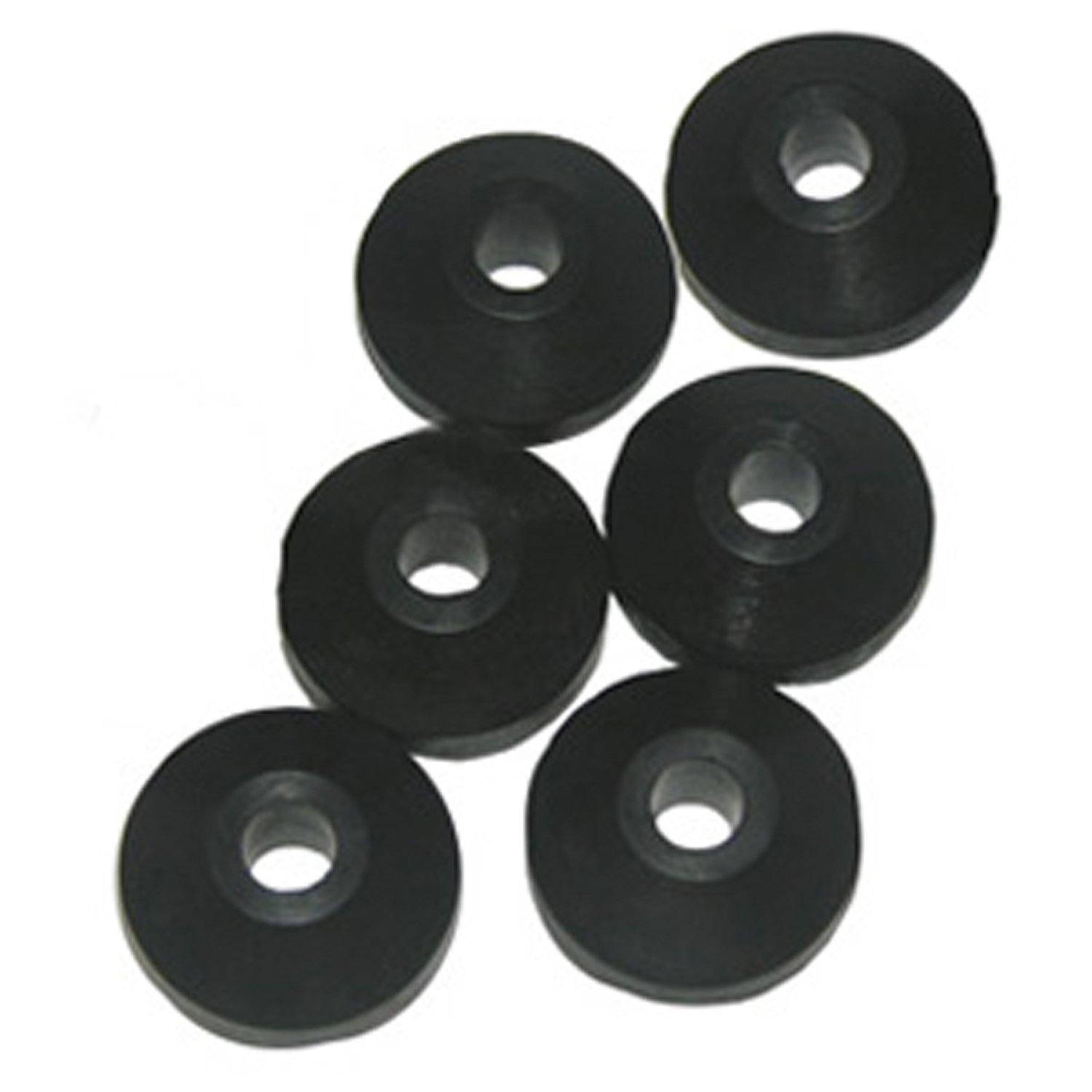 LASCO 02-1077 1/4-Inch Beveled Faucet Bibb Washer, Neoprene, Large, 6-Pack