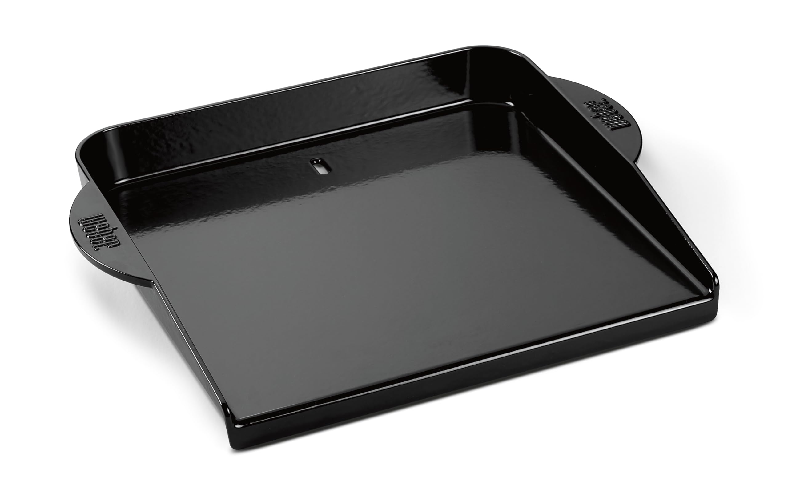 Weber plancha Deluxe in ghisa per Q300 / 3000 e Barbecue a Gas/Calore Uniforme, Ideale per Verdure, Frutti di Mare e Piatti in Padella – Nero (6466)