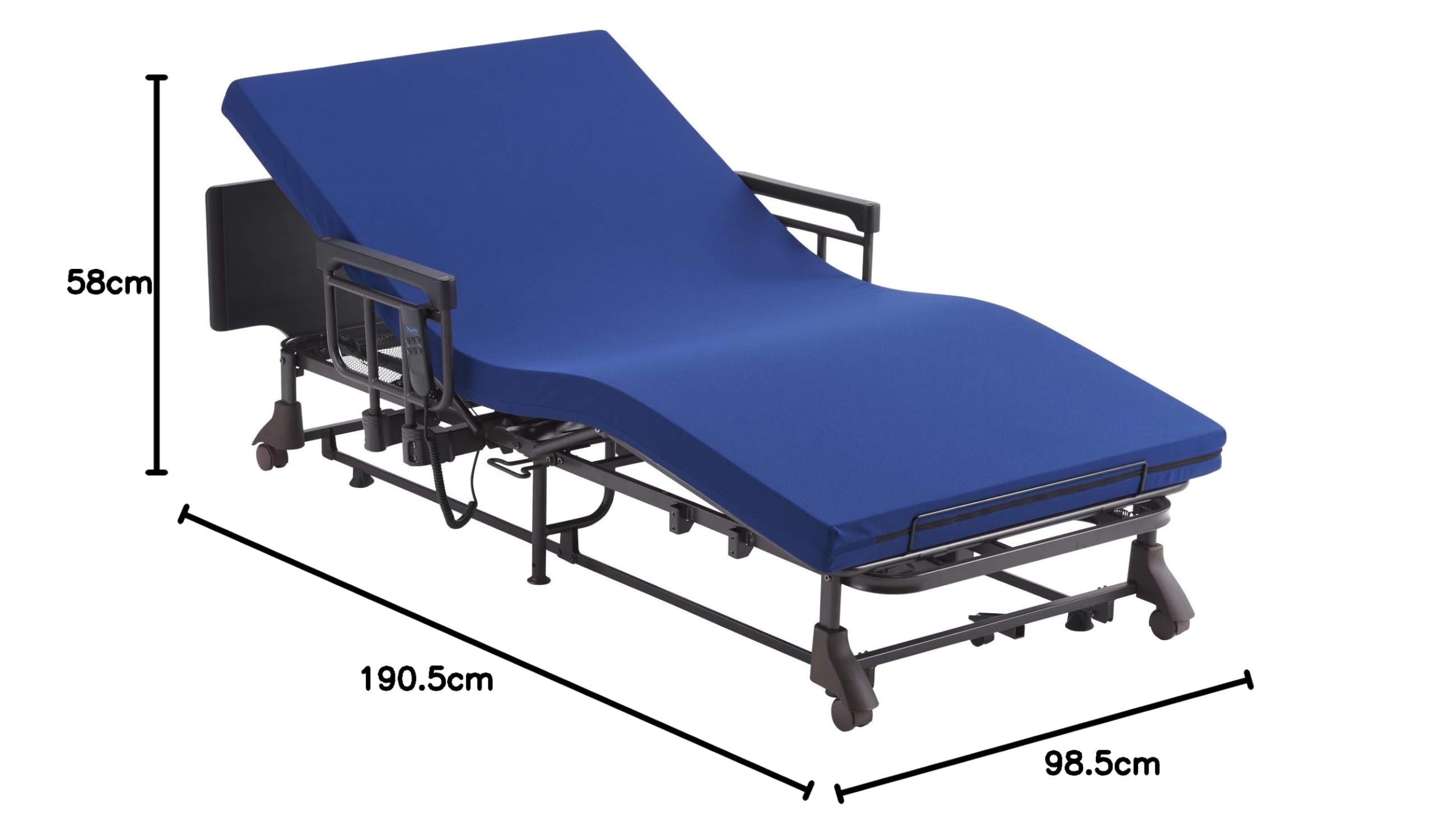 Amazon.co.jp: アテックス ベッド 電動 リクライニング 収納式 2