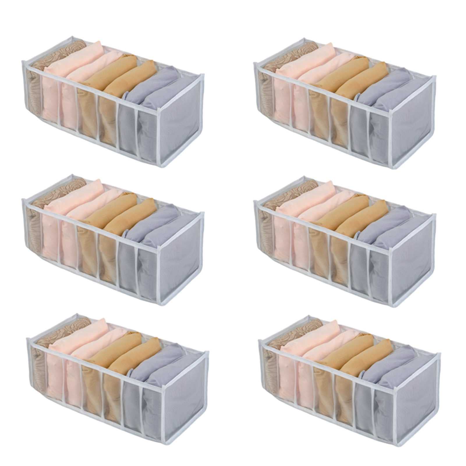 Organizador de Ropa de Closet, Cesta de Almacenamiento de Ropa Interior, Plegable, fácil de Limpiar, Ahorro de Espacio Caja de Almacenamiento for Ropa Interior, Camisetas, almacenamien