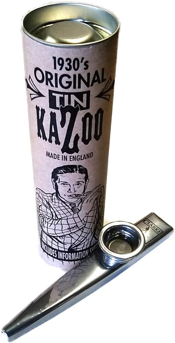 Gewa Kazoo Pack of 20 in Cardboard, Silver, Individually Packed (700505)