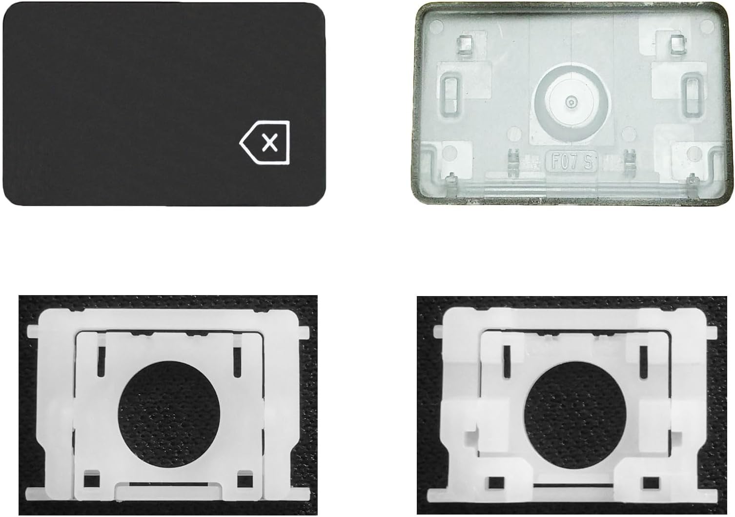 Individual Key Cap with Hinge Replacement for MacBook Pro (M1 M2) A2141 A2251 A2289 A2338 A2442 A2485,Replace for MacBook Air A2179 A2337 A2681 Keyboard Keycap (Delete Key)