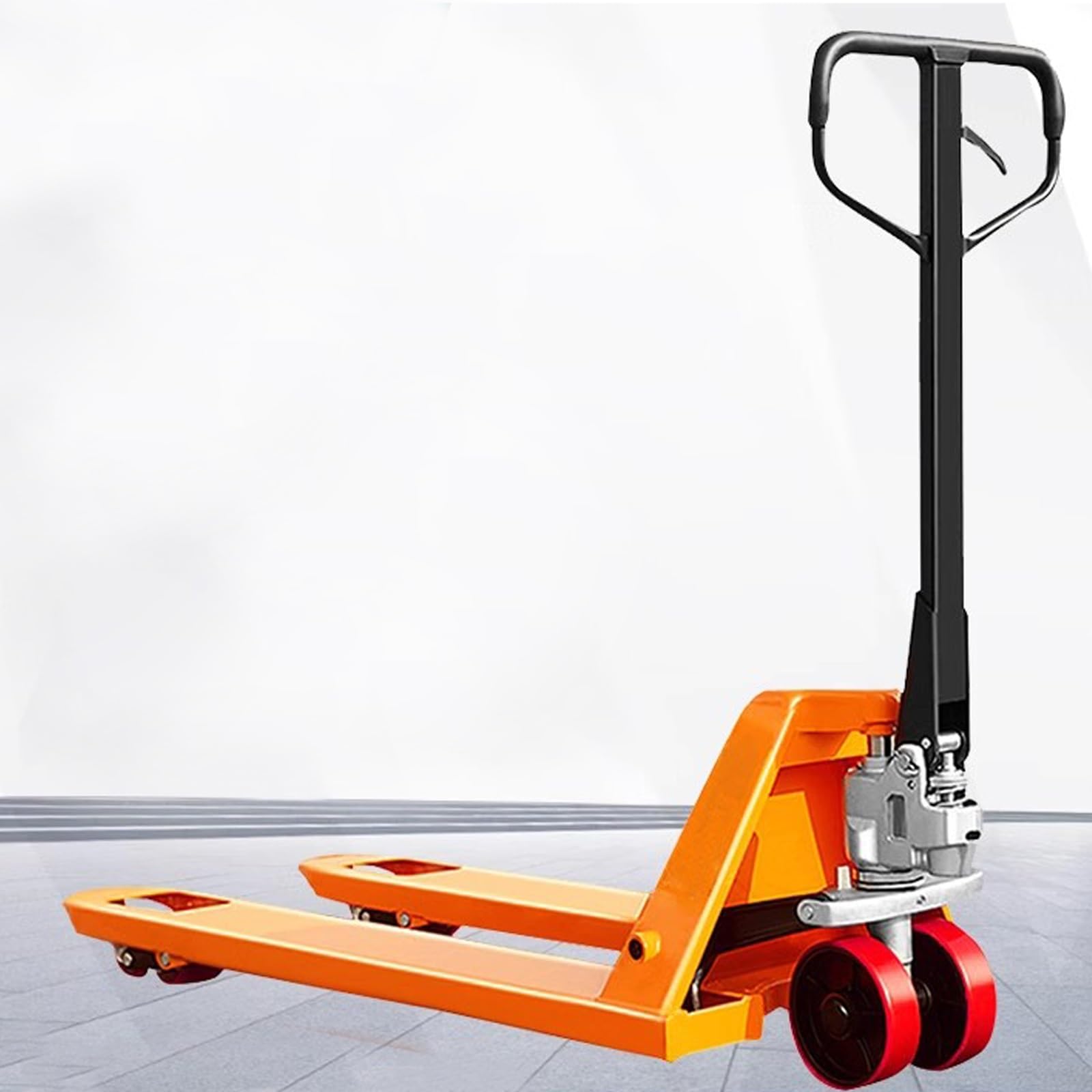 Manueller Palettenwagenheber mit einer Kapazität von 2,5 - 4,989 kg, 54,9 x 119,9 cm Gabelstapler für Lager und Industrie, robuster 3 Tonnen Palettenwagen, langlebige und effiziente