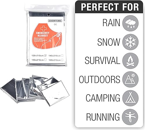 Miniatura 3 de DZRZVD - Tienda de campaña de supervivencia de emergencia para 2 personas, manta de emergencia, saco de dormir de emergencia, impermeable de