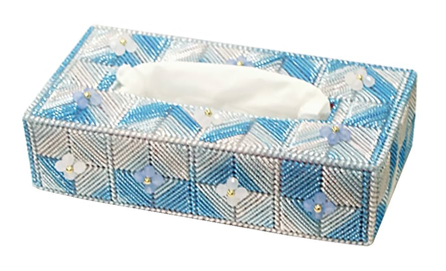 ティッシュケース　デコケース　ハンドメイド　キラキラ　パープル ティッシュケース デコケース ハンドメイド キラキラ パープル