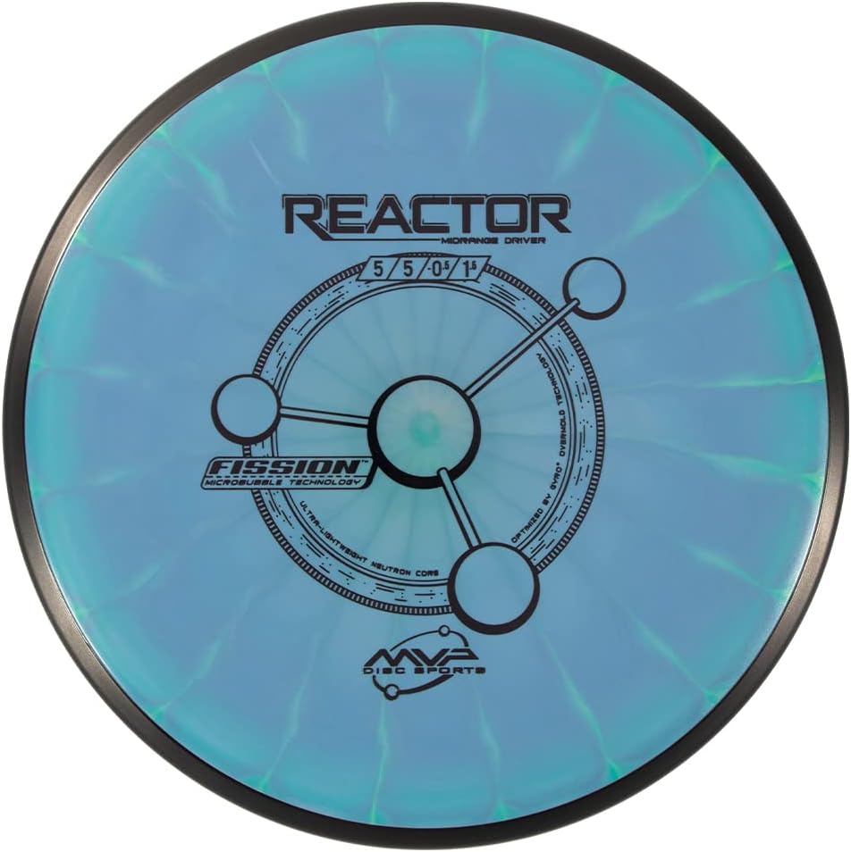 MVP Disc Sports Fission Reactor Disc Golf Midrange (Colors May Vary)