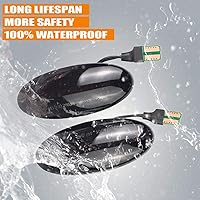 Vista 5 de Hacreyatu Para Nissan Qashqai J10 X-trail T31 Cube Juke Leaf Micra Micra K13 Note E11 Dynamic Auto LED Side Marker Luz de señal de giro transparente