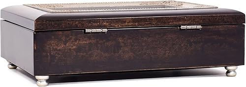 Miniatura 4 de Cottage Garden La gente especial sostiene la llave Burlwood Jewelry Music Box Plays Light Up My Life