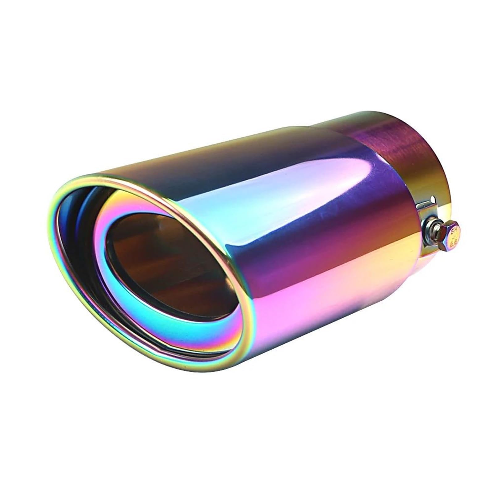 Embout d'échappement en acier inoxydable premium, sortie droite multicolore durable - 7
