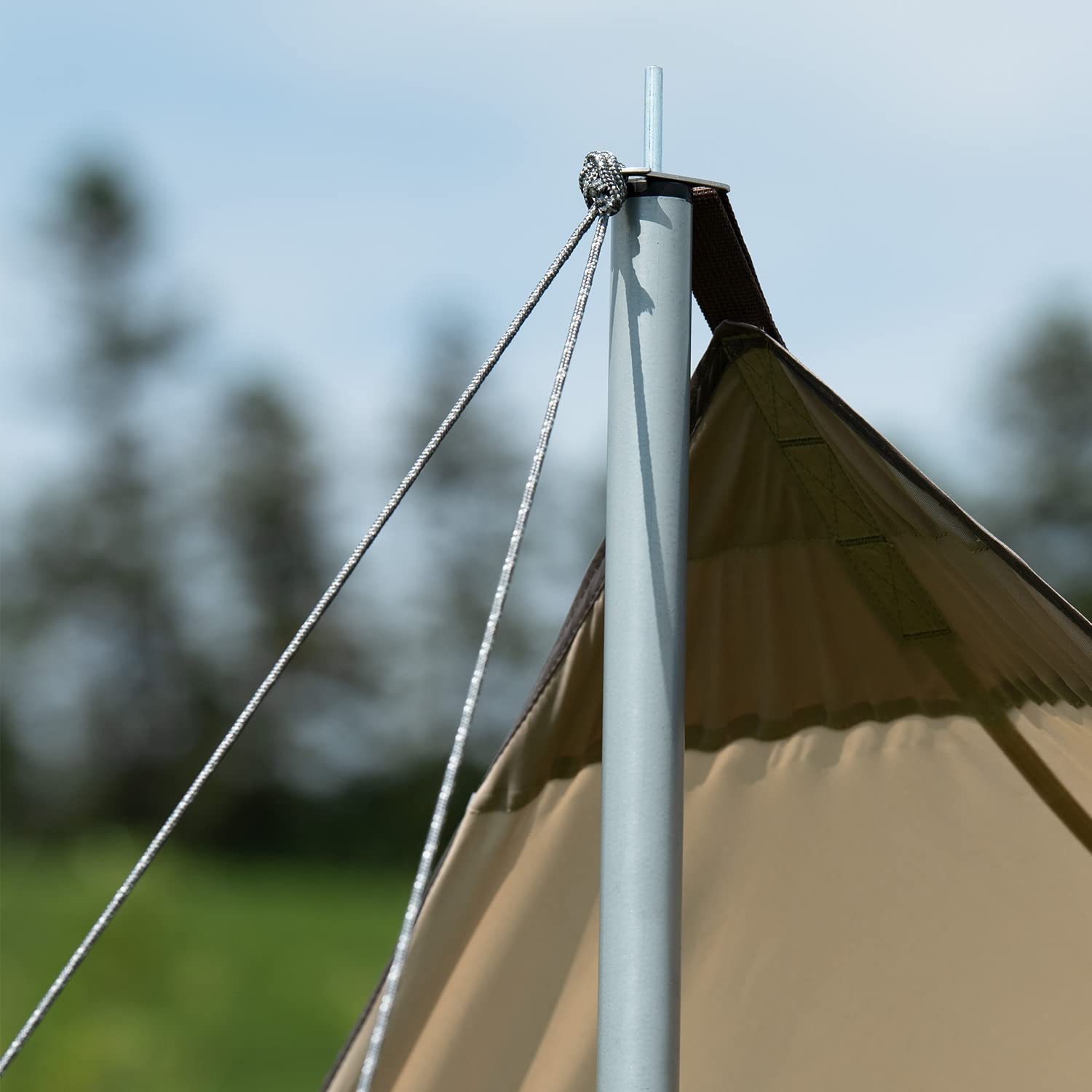 Tentock Przenośna plandeka namiotowa, wodoodporna i wiatroszczelna, lekka plandeka kempingowa, baldachim hamak, schronienie przed deszczem, do aktywności na świeżym powietrzu, wędrówek z plecakiem, na plażę (sześciokątny S)