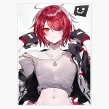Exusiai Arknights Prelude to Dawn Fanart Anime Waifu Magnetic Reusable Bumper Vinyl Sticker 5"