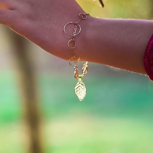 Miniatura 3 de SEWACC 100 dijes acrílicos de hojas verdes transparentes para manualidades, pulseras, collares, aretes, manualidades, fabricación de joyas,